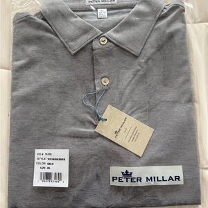 Peter Millar Gray Polo Shirt for Youth